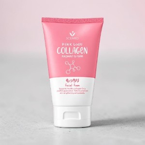 Scentio Pink Collagen Facial Foam 100ml (Thailand)