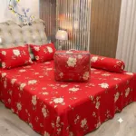5 Piece Twill Cotton Comforter Set with King Size Bed Sheet