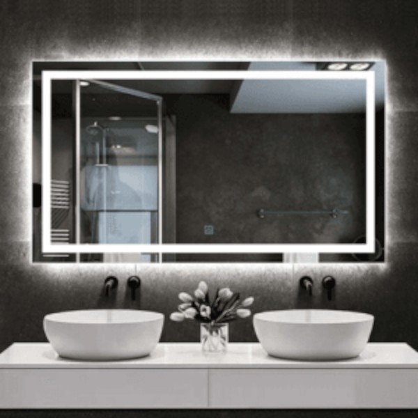 LED Touch Mirror Rectangle | High intensity LED Mirror (24x36 Inch)