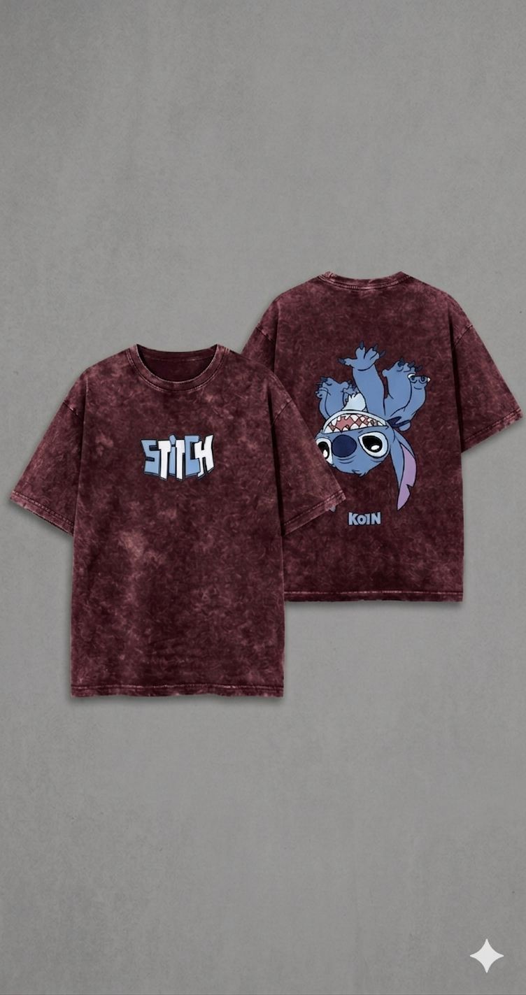 Men's Drop Shoulder Acid Wash Tee, Pure Cotton 250 GSM, 6 Colours