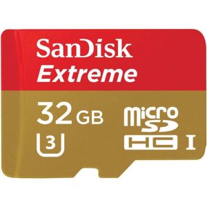 Sandisk 32GB Extreme MicroSDHC 4K UHD Memory Card