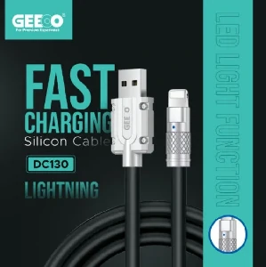 Geeoo DC 130L Silicone Lightning Cable
