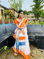 Tangail Modhurai Saree with Blouse Piece, 13 Haath