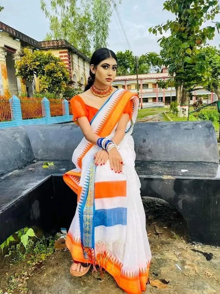 Tangail Modhurai Saree with Blouse Piece, 13 Haath