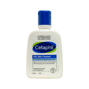 Cetaphil Oily Skin Cleanser Combination to Oily, Sensitive Skin 125ml (India)