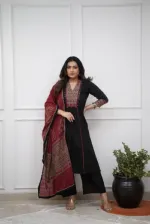Ladies' Readymade Cotton Three Piece, Six Sizes 36 to 46