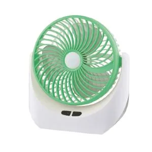 Lithium rechargeable mini table fan with LED light-1880