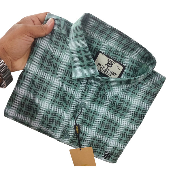 Stylish Cotton Full Sleeve Check Shirt