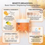 Boots Vitamin C Brightening Moisturising Cream 50 ml (Thailand)