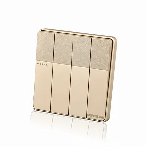 Super Star Gold Ray 4 Gang switch