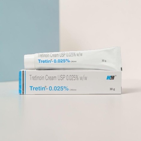 H&H Tretinoin Tretin 0.025% Cream USP 30g (India)