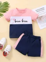 Boys' and Girls' Cotton T-Shirt Set, 160 GSM, 6 Months to 6 Years