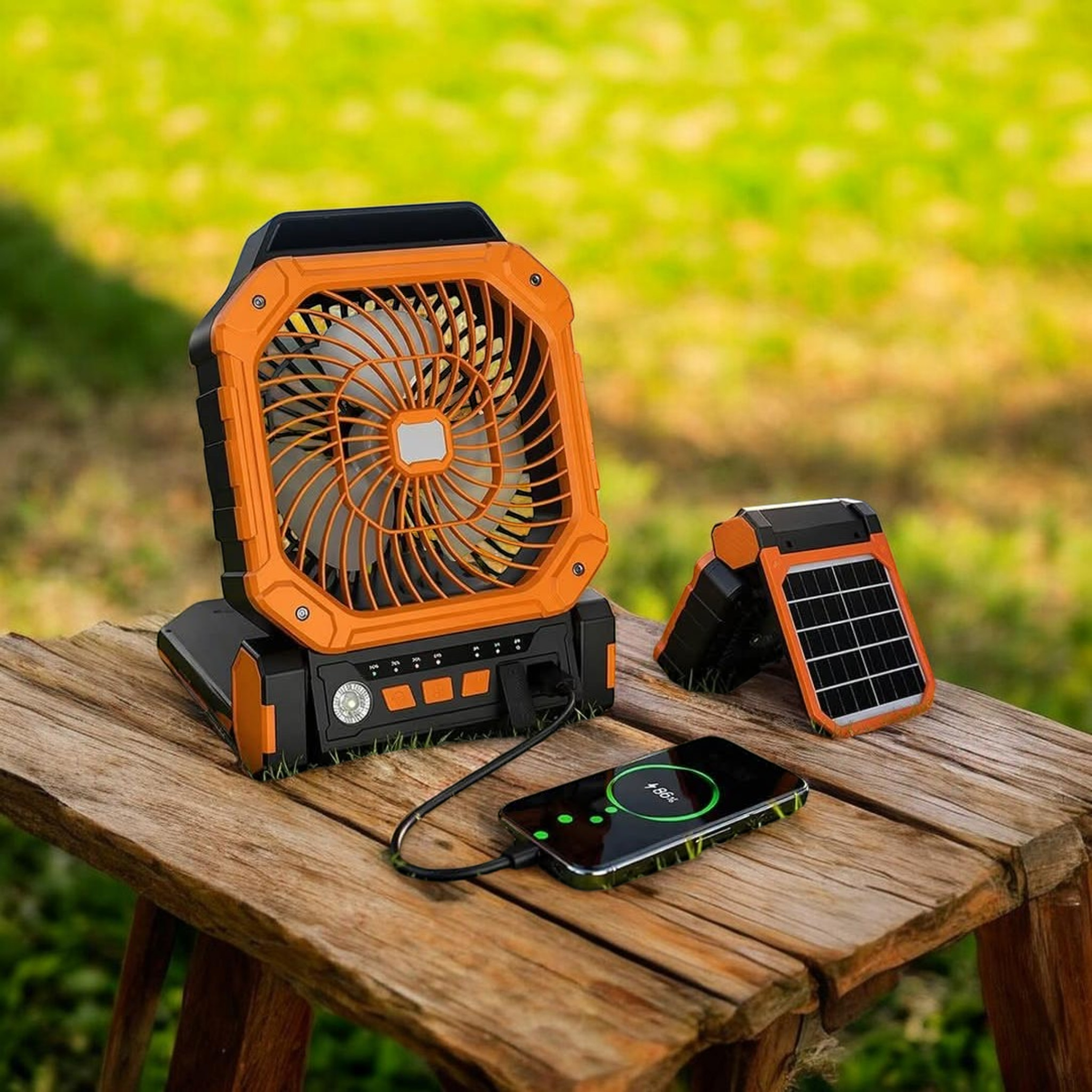 X16 Solar outdoor fan
