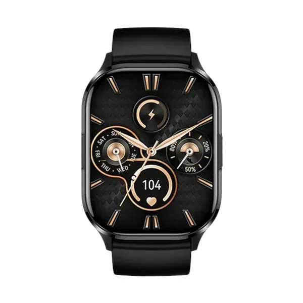 Blisbond Alpha Black AMOLED Bluetooth Calling Smart Watch