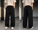 Men's Baggy Fit Cotton Trousers, 4 Colour Choices
