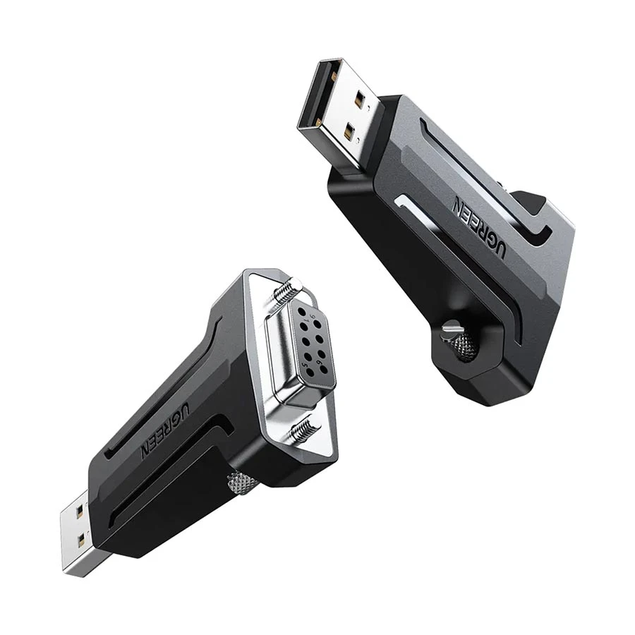 UGREEN CM326 (80111) USB Male to Serial Female Black Converter