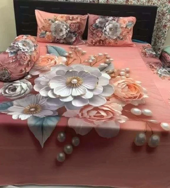 3D Design Bed Sheet