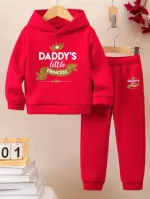 Boys' and Girls' Brushed Hoodie and Pant Set, 0 to 10 Years
