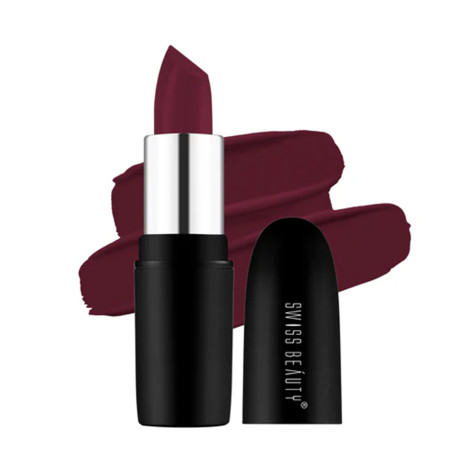 Swiss Beauty Pure Matte Lipstick - 229 Murphy Brown (China)