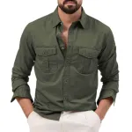 Full sleeves double pocket Shirt