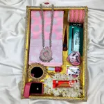 Premium Silk Katan Saree Combo Pack – Pink