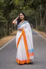 Women's Tangail Modhurai Saree, 13 Haath, 6 Colours