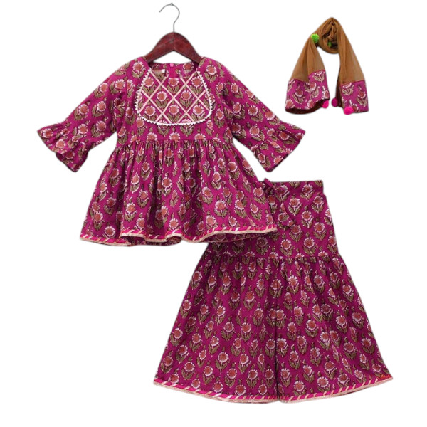 Trendy Baby Tops with Sharara