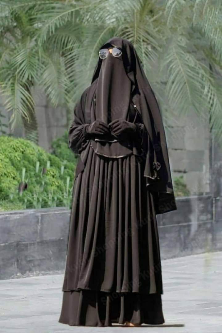 Samia Borka Full Set with Hijab and Niqab, Body 36 to 46