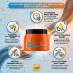 Matrix Mega Smooth Professional For Unmanageable Fidsy Hair Mask 500ml (India)