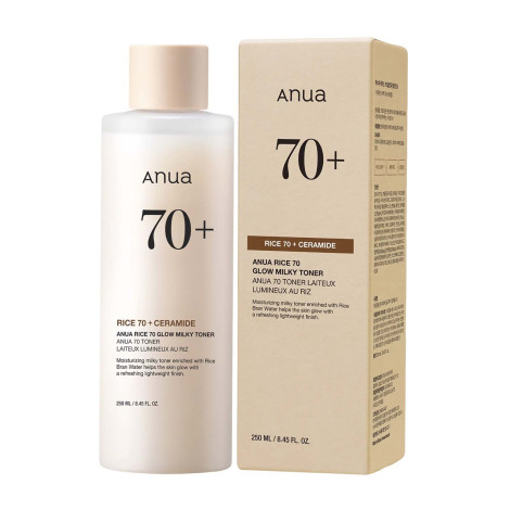 Anua Rice 70 Glow Milky Toner 250ml (Korea)