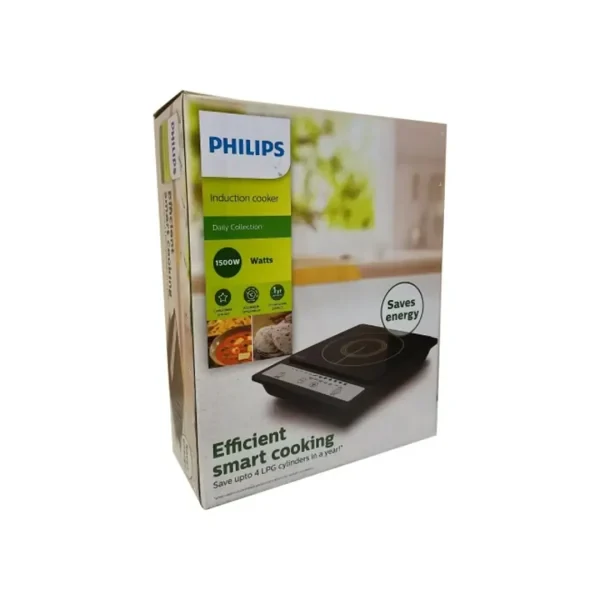 Original Philips HD4920 Induction Cooker With Save Energy (1500W, Black, Push Button)