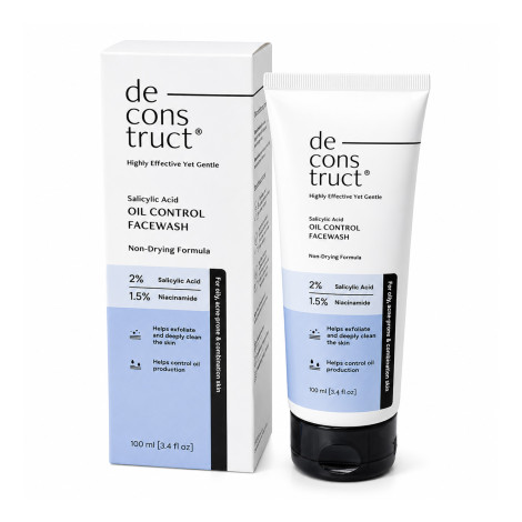 Deconstruct Salicylic Acid Oil Control Facewash 100ml (India)