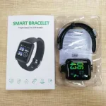 116 Plus Smart Watch Heart Rate Fitness Tracker Silicone Strap