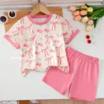 Boys' and Girls' Cotton T-Shirt Set, 160 GSM, 6 Months to 6 Years