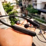 Recrsi RE-NY026 Wireless Bluetooth Neckband Headset | 18 Hours Playtime, Super Waterproof Sports Earphones with Mic, EQ & Magnetic Earbuds