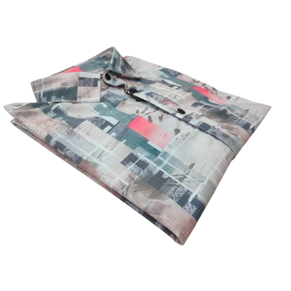 Luxury China Magnet Cotton full Sleeve Print Shirt