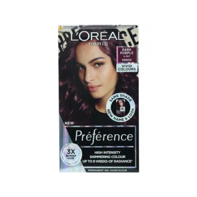 L'Oreal Perference Les Vivids High Intensity Shimmering Colour - 4.261 Dark Purple (Belgium)