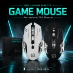 T1 & T2 Professional Wireless Gaming Mouse | Rechargeable Battery | Cool Backlight for FPS Shooter