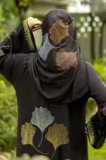 Stone Work Koti Borka Set with Inner and Hijab, Body 48