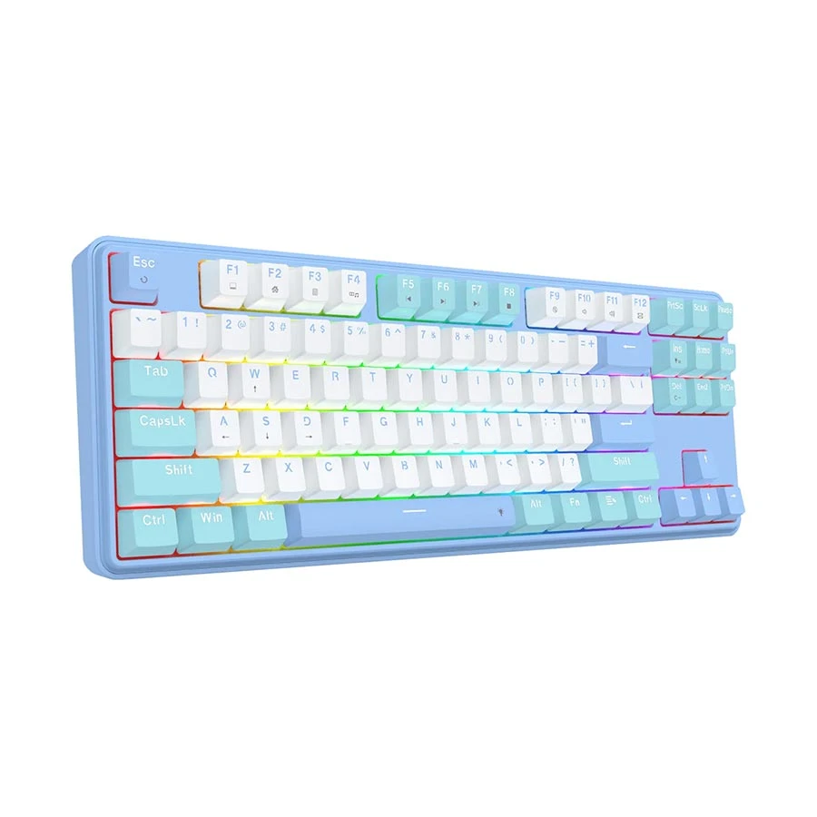 Redragon Star Blade K707 RGB Hot Swap Mechanical Keyboard White Blue