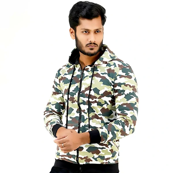 Men's Winter Only Hoodie-Camo cargo