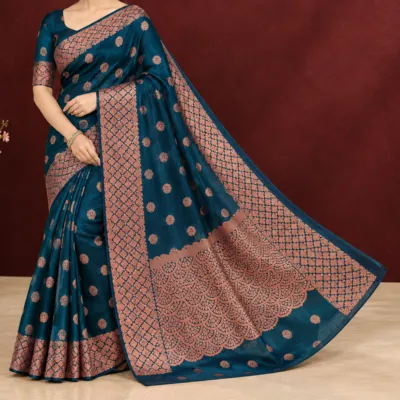 Premium Silk Katan Saree – Exclusive Zari Design