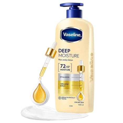 Vaseline Deep Moisture Non-sticky Lotion 400ml (India)