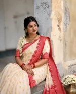 Arunanjali Soft Silk Katan Saree with Matching Blouse Piece