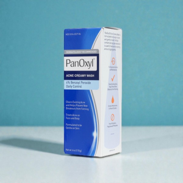 Panoxyl Acne Creamy Wash 4% Benzoyl Peroxide Daily Control 170g (USA)