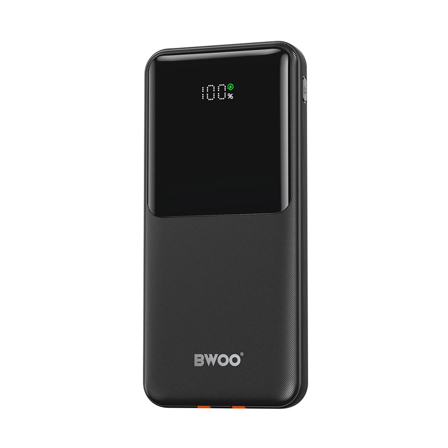 Bwoo BO-P60 10000mAh 22.5W Power Bank with Digital Display Black