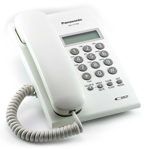 Panasonic KX-T7703 Corded Telephone Set With a Display