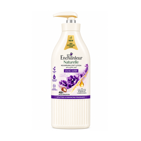 Enchanteur Naturelle Lilac Lush Nourishing Soft Lotion 500ml (Malaysia)