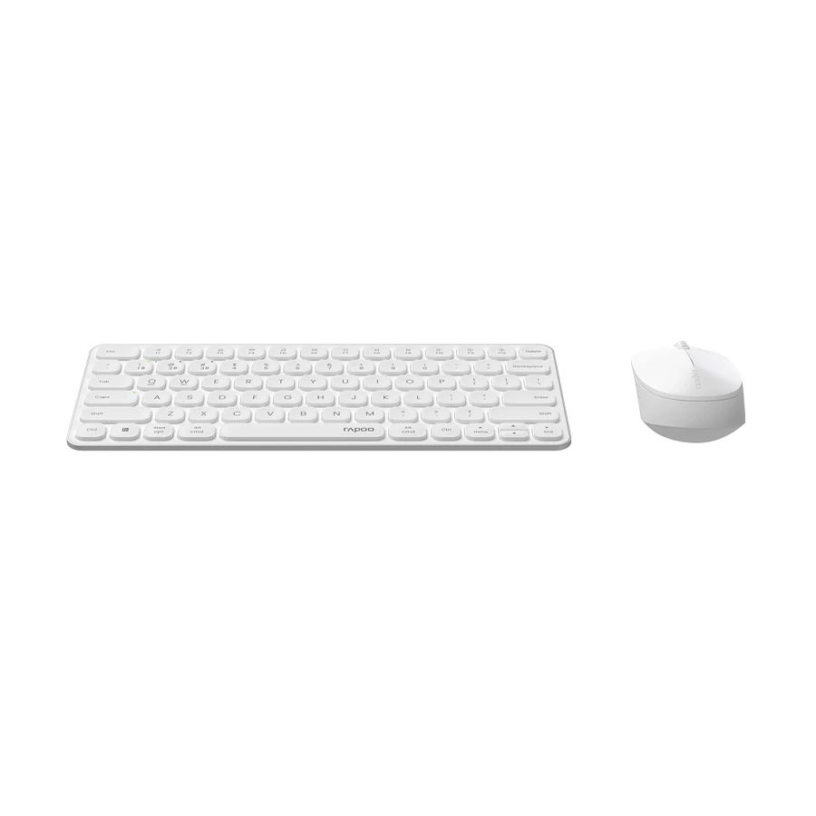Rapoo 9010M (Dual Mode) White Keyboard & Mouse Combo