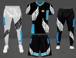 Men's Printed T-Shirt, Full Pant and Half Pant 4-Piece Combo